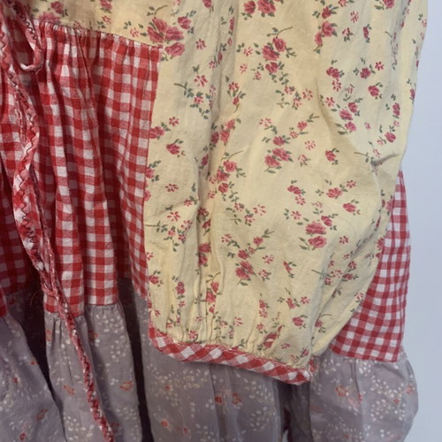 Boho Patchwork Women's Blouse Nad used, multicolor, size S