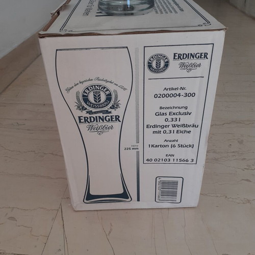Erdinger Glasses new, pack of 6, 300ml