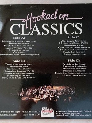 Hooked On Classics double LP used, classical genre