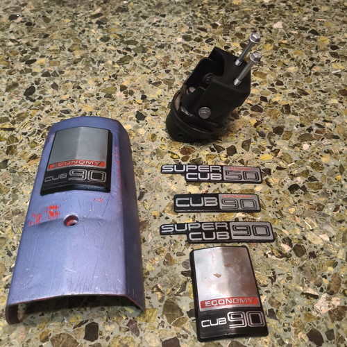 Honda GLX90 Genuine Mask Emblems Used