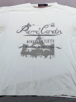 Pierre Gardin T shirt size M used, white