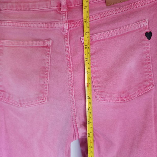Fabienne Chapot Thea Wide Leg Jeans pink like new