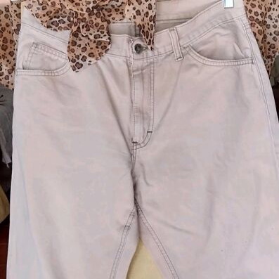 Americanino women's cotton pants used, size 32, beige