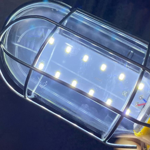 Mechanical work light with LED and 10-meter cable new