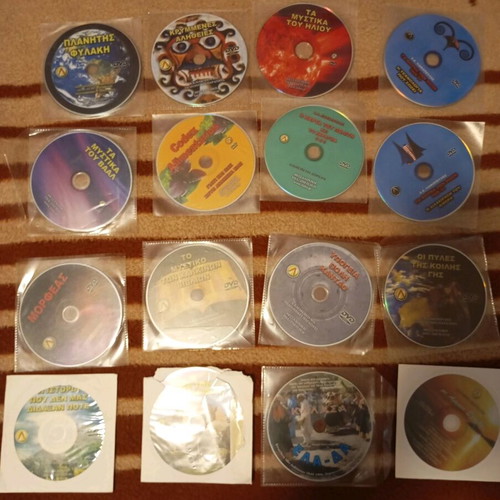 Dvd Δημοσθένη Λιακόπουλου σαν καινούργια, σετ 16 τεμαχίων
