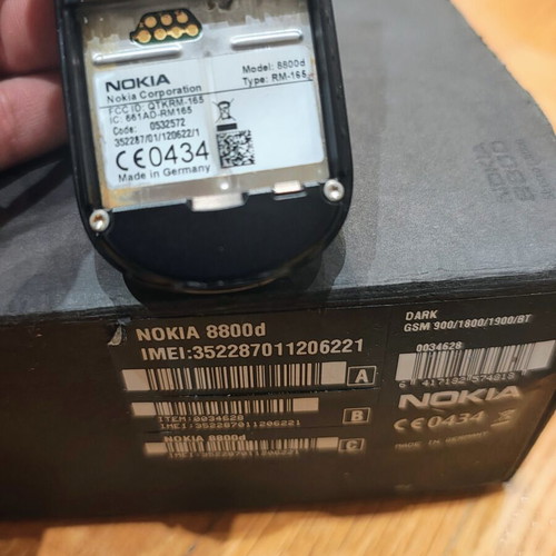 Nokia 8800 Black Box phone