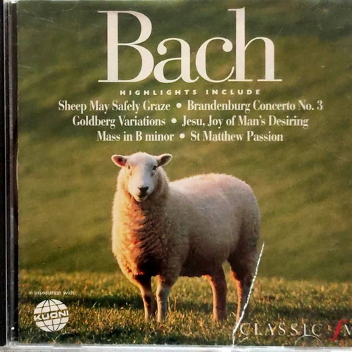 Bach CD unused, classical music