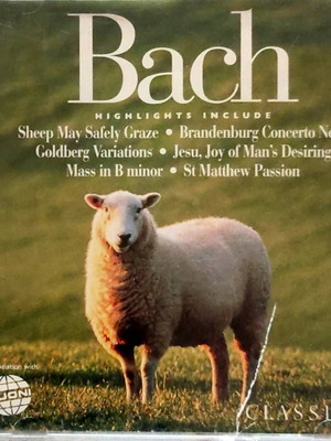 Bach CD αχρησιμοποίητο, κλασσική μουσική