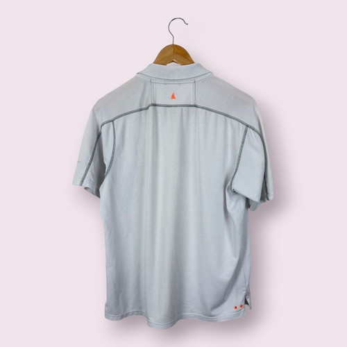 Musto Men's Polo Shirt L used, white, cotton and polyester