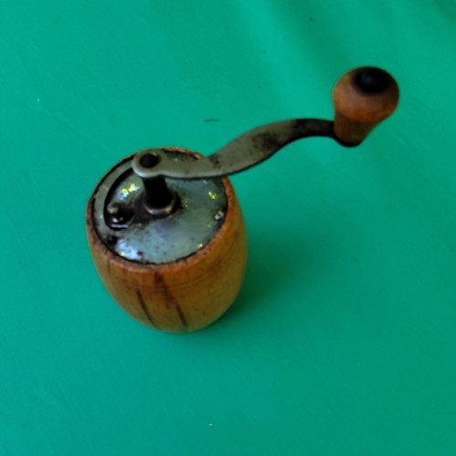 Spice mill vintage used, rustic 1950s-1980s Bulgaria