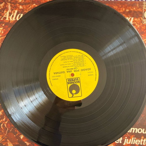 Adagio por una guitarra Los Mayas vinyl used, classical music