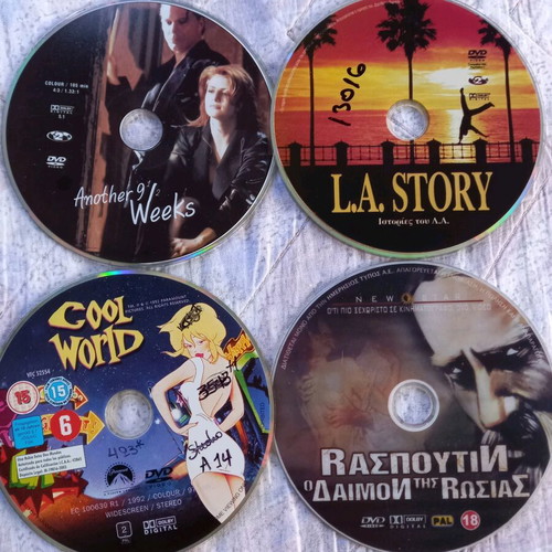 DVD pack of 35 old movies used with subtitles