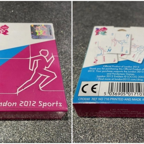 London 2012 Sports Official Commemorative Playing Cards new