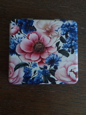 Compact mirror with multi flower design new