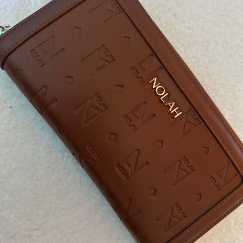 Nolah women's wallet, brown, 12x21.5 cm