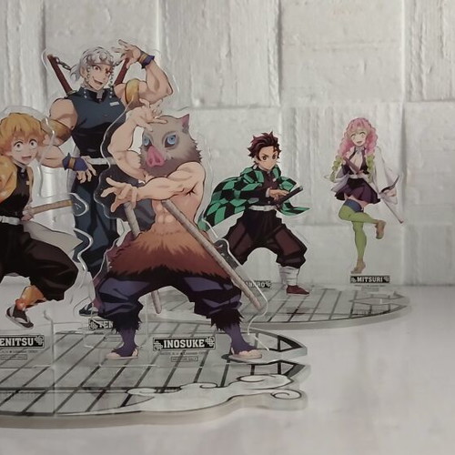 Demon Slayer acrylic stands pack like new