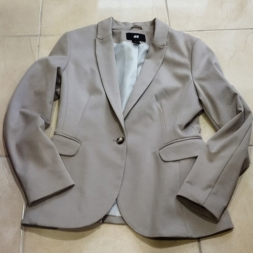 H&M beige jacket like new, size L 40 12