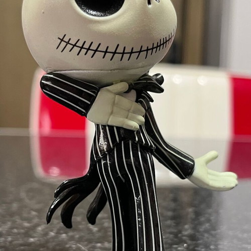 Disney The Nightmare Before Christmas 4" Jack Skellington Glow Head like new