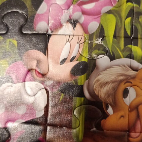 Mickey Mouse children's puzzle used, 15 pieces, complete without box