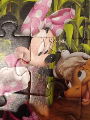 Mickey Mouse children's puzzle used, 15 pieces, complete without box