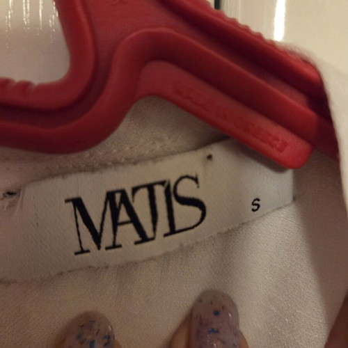 Matis white sleeveless blouse, small