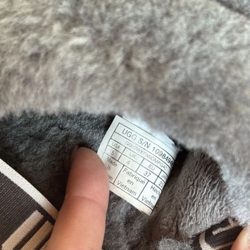 Ugg Fluff Yeah Slides Size 37 Like New, Grey