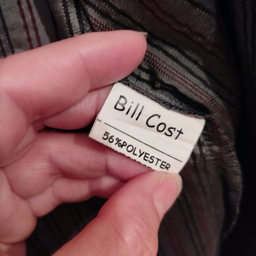 Bill Cost women's shirt used, black and gray, size S