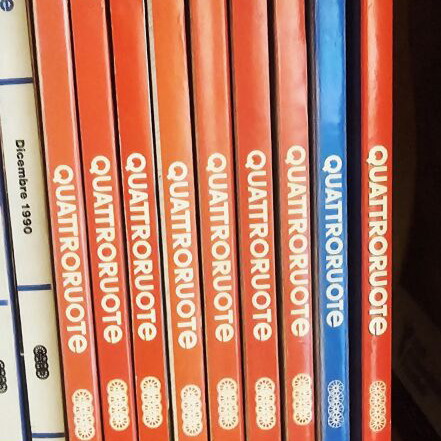 Quattroruote Vintage Italian Car Magazines Collection like new, 60 issues