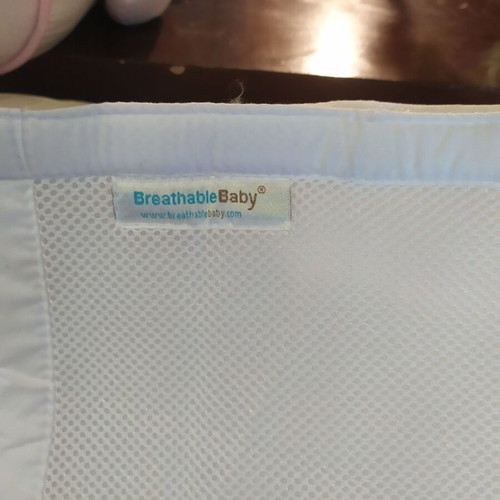 Breathable bay crib bumpers like new