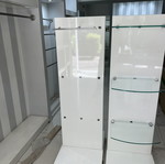 Display furniture used with shelves, height 160 cm, base 52x70 cm