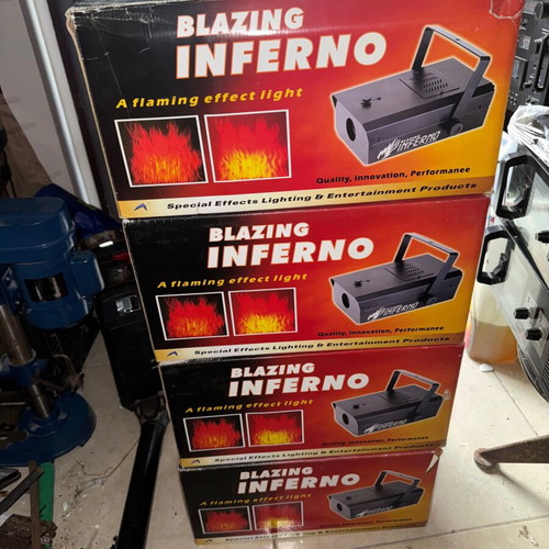 Acme Blazing Inferno MH-290 flame effect lights set of 4 new