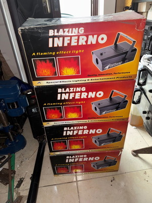Acme Blazing Inferno MH-290 flame effect lights set of 4 new
