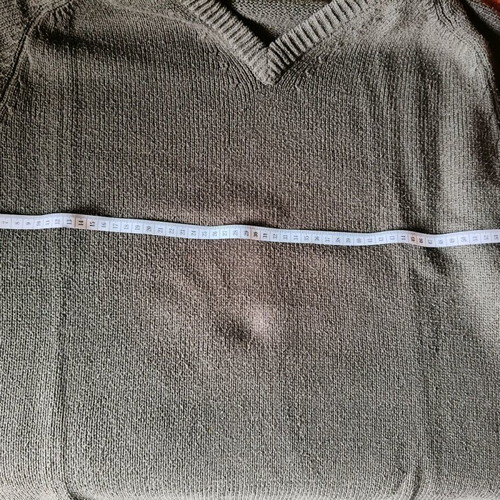 Men's V sweater Sfera used, green, size L