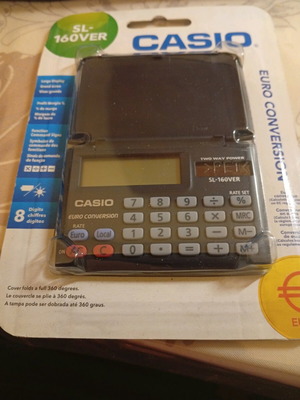 Casio Euro Conversion calculator new sealed