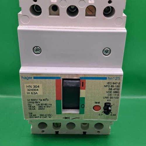 HAGER HN304 63A power switch new