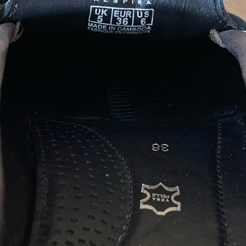 Geox leather suede moccasins black with grey like new