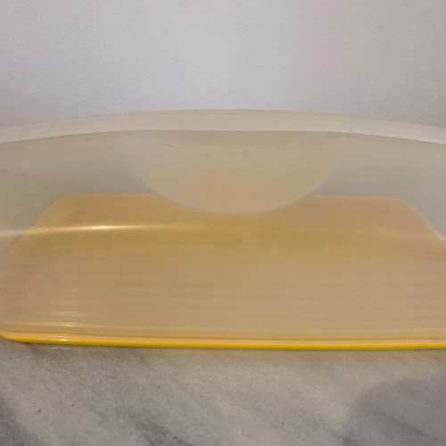Tupperware cake and pie container new