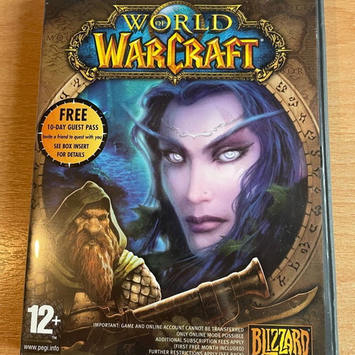 World of Warcraft PC MAC CD-ROM game used in original case