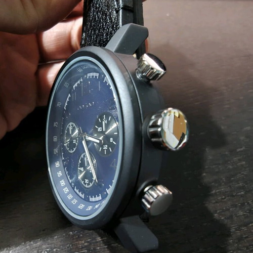 Oozoo C9260 men's watch new with blue dial and leather strap