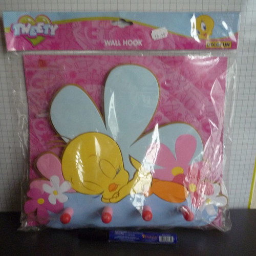 Tweety wall hook for kids new