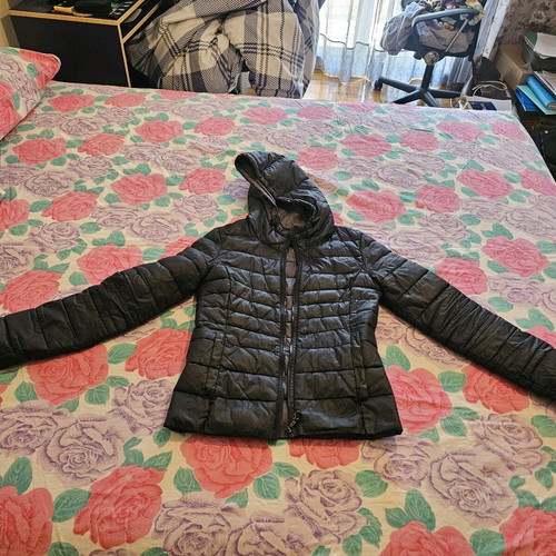 Only Tahoe Puffer Jacket with Hood XS like new, black
