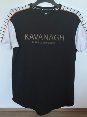 Original Gianni Kavanagh men's t-shirt L like new, black with gold details