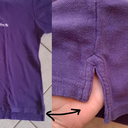 Cadbury men's polo shirt like new, size L, purple