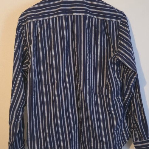 Celio men's striped dress shirts set of 2 like new, long sleeve