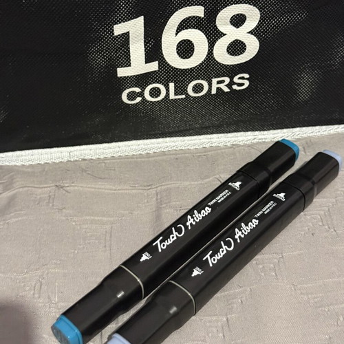 Touch Aibao Twin Marker set 168 alcohol-based markers new