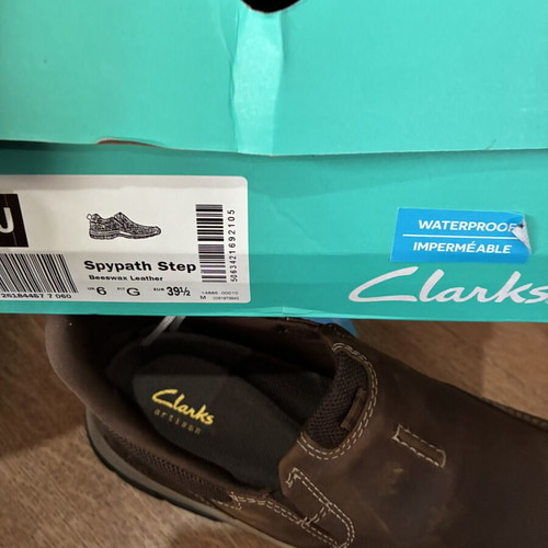 Clarks sports shoes new, brown, size 39.5