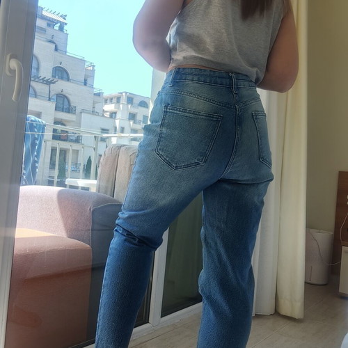 Trendyol Mom jeans, blue, women's