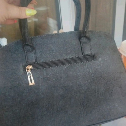 Accessories shoulder bag like new, dark gray anthracite