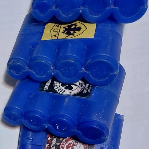 Portable coin holder 8 slots with football teams new