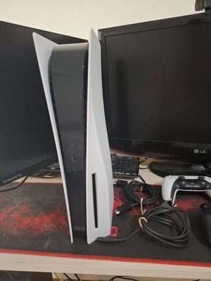PlayStation 5 Disk Edition like new with 2 controllers and games bundle